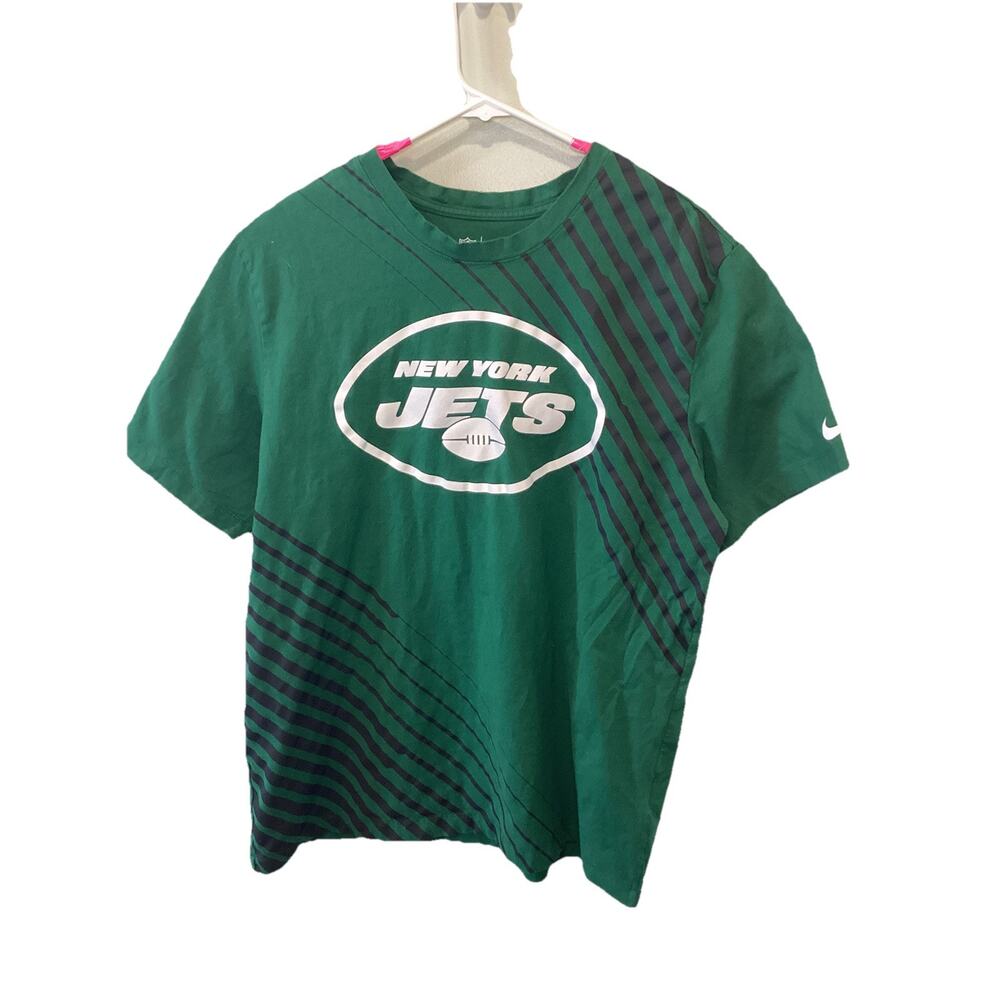 New York Jets Short Sleeve Tshirt Green The Nike Tee Men’s Size XL